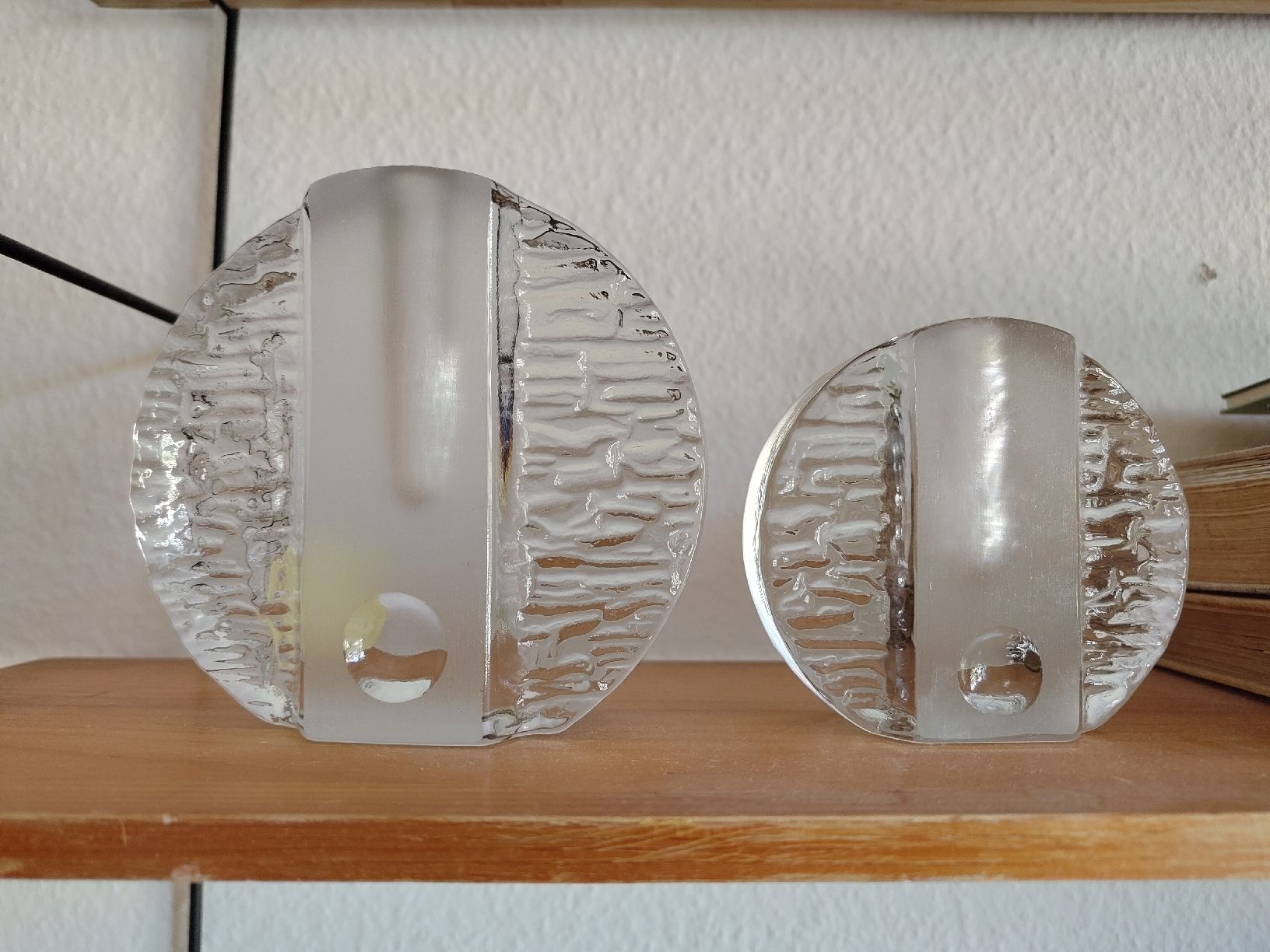 Walther Glas Vase & Récipients: Glas Vasen 2er Set Walther Design – D'occasion à Dietlikon par VintageStudioZurich 4
