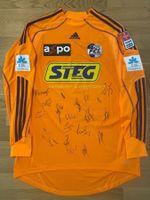MATCHWORN FC LUZERN # 1 ZIBUNG TRIKOT FCL ADIDAS SIGNIERT L