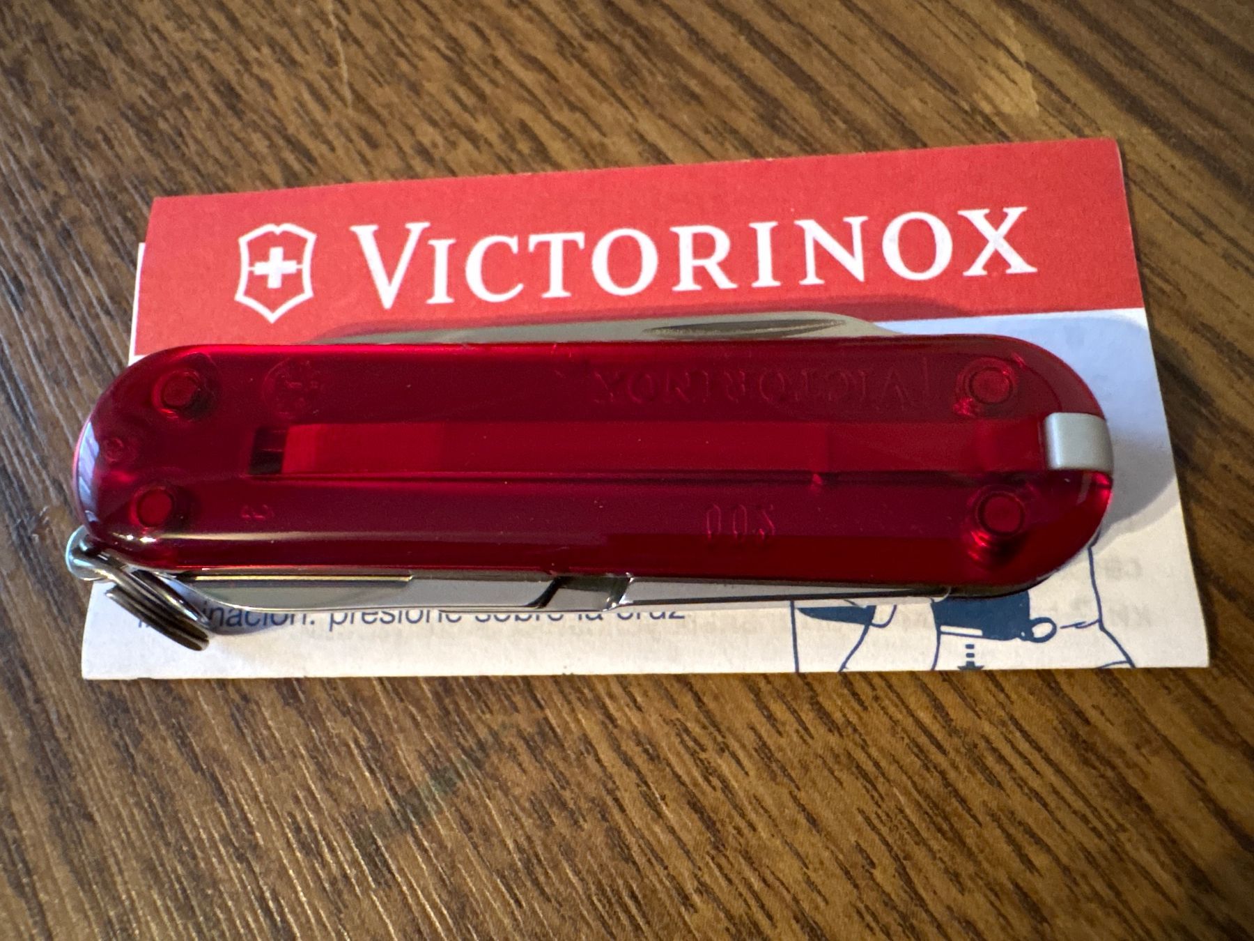 Victorinox Coltelli tascabile: VICTORINOX - Swiss Lite red trans - Sackmesser – Nuovo (secondo la descrizione) da Andwil SG venduto da Rainboli 9