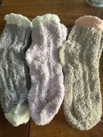 3x Kuschelsocken - flauschig weich-Wohlfühlen- Zeit für Dich