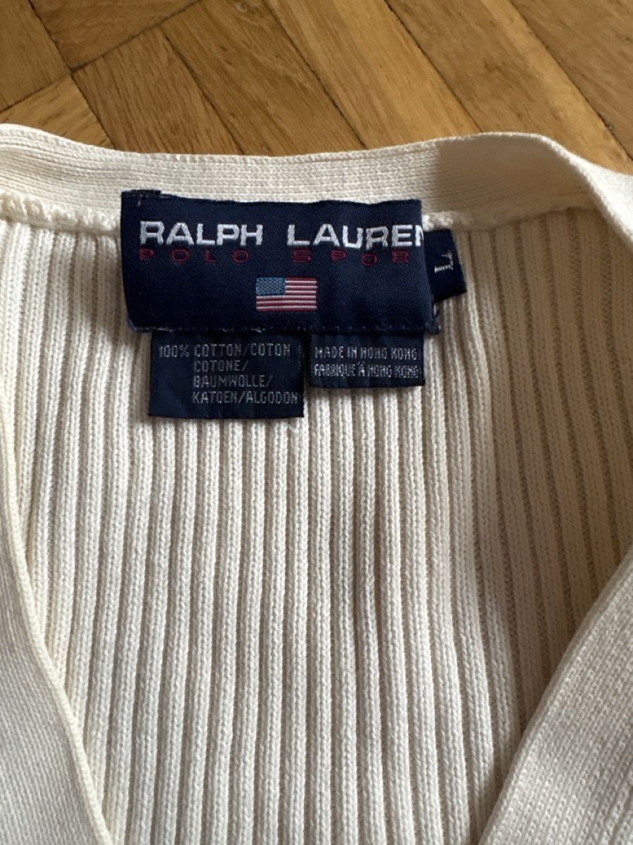 Ralph Lauren Gilet & Giacche senza maniche: Ralph Lauren Pullunder, wollweiss, Gr. L – Usato da Effretikon venduto da Suszacki 1