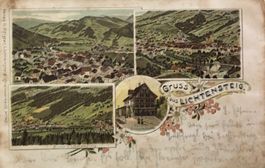 Gruss aus Lichtensteig, Litho, 1900 - Zustand!!!