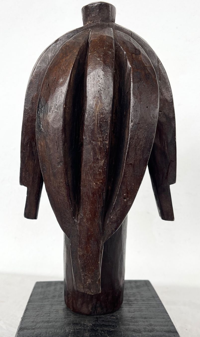 Skulpturen & Statuen: grosser ausdrucksstarker alter Fang Kopf Gabun H 25,5 cm – Gebraucht aus Rüthi (Rheintal) von Kunsthaus777 8