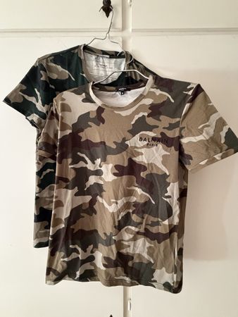 Set di 2 T shirt Balmain Camouflage