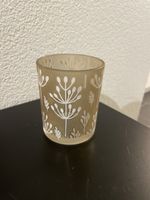 Windlicht Glas Teelichthalter gold, Deko Weihnachten🎄