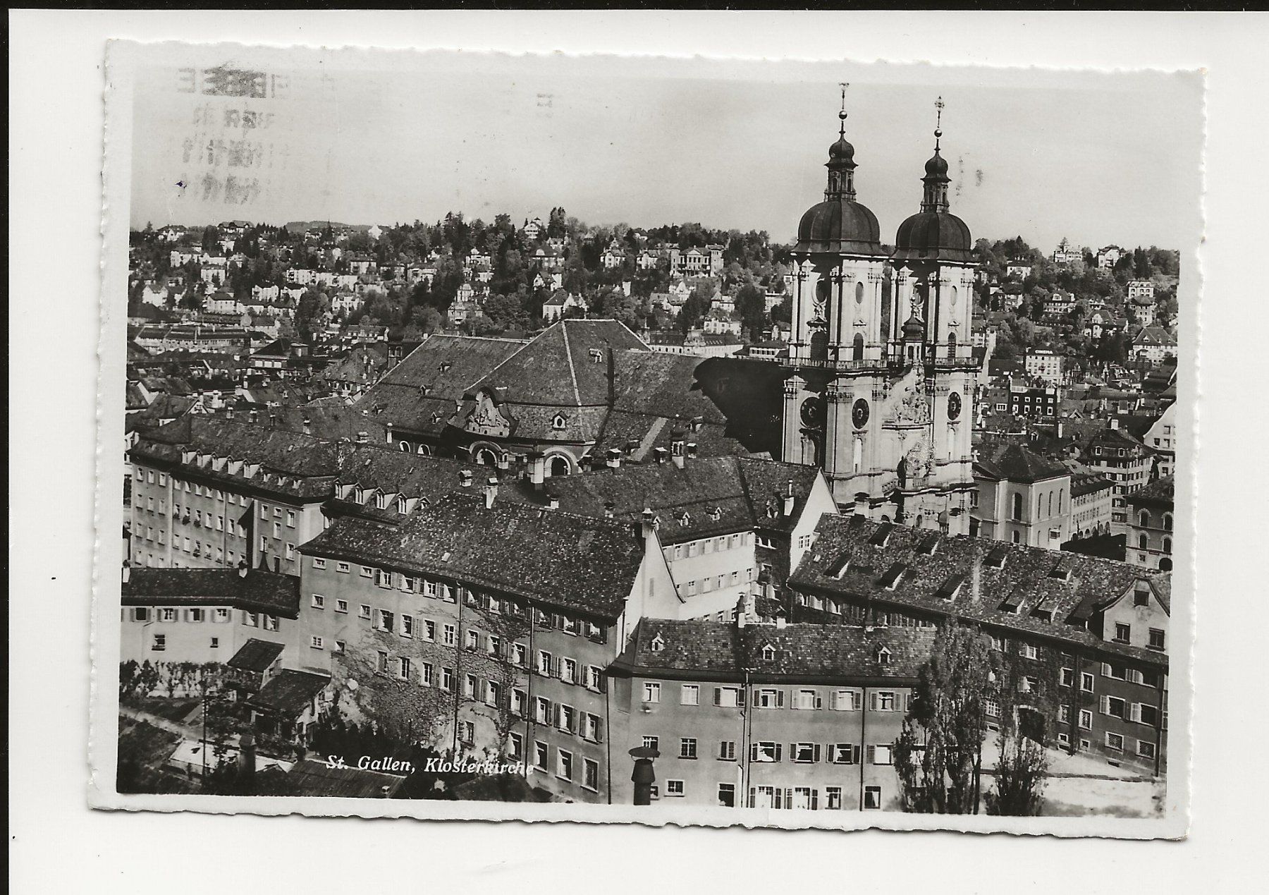 Cartoline postali: AK 1938 St. Gallen, Klosterkirche – Usato da Greifensee venduto da 315WDO