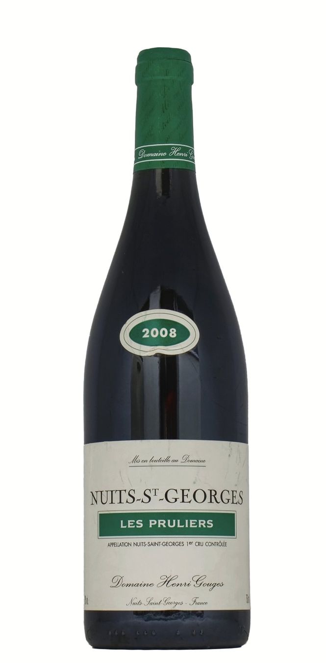 Wein: NUITS–SAINT–GEORGES 2008 "1er Cru Les Pruliers" H. Gouges – Gebraucht aus Onex von  1