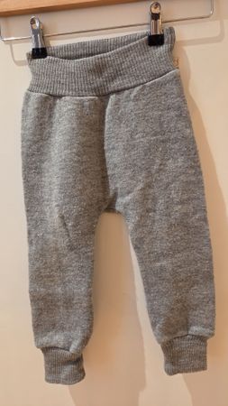 Disana Wollhose 100% Schurwolle Grau Größe 86/92