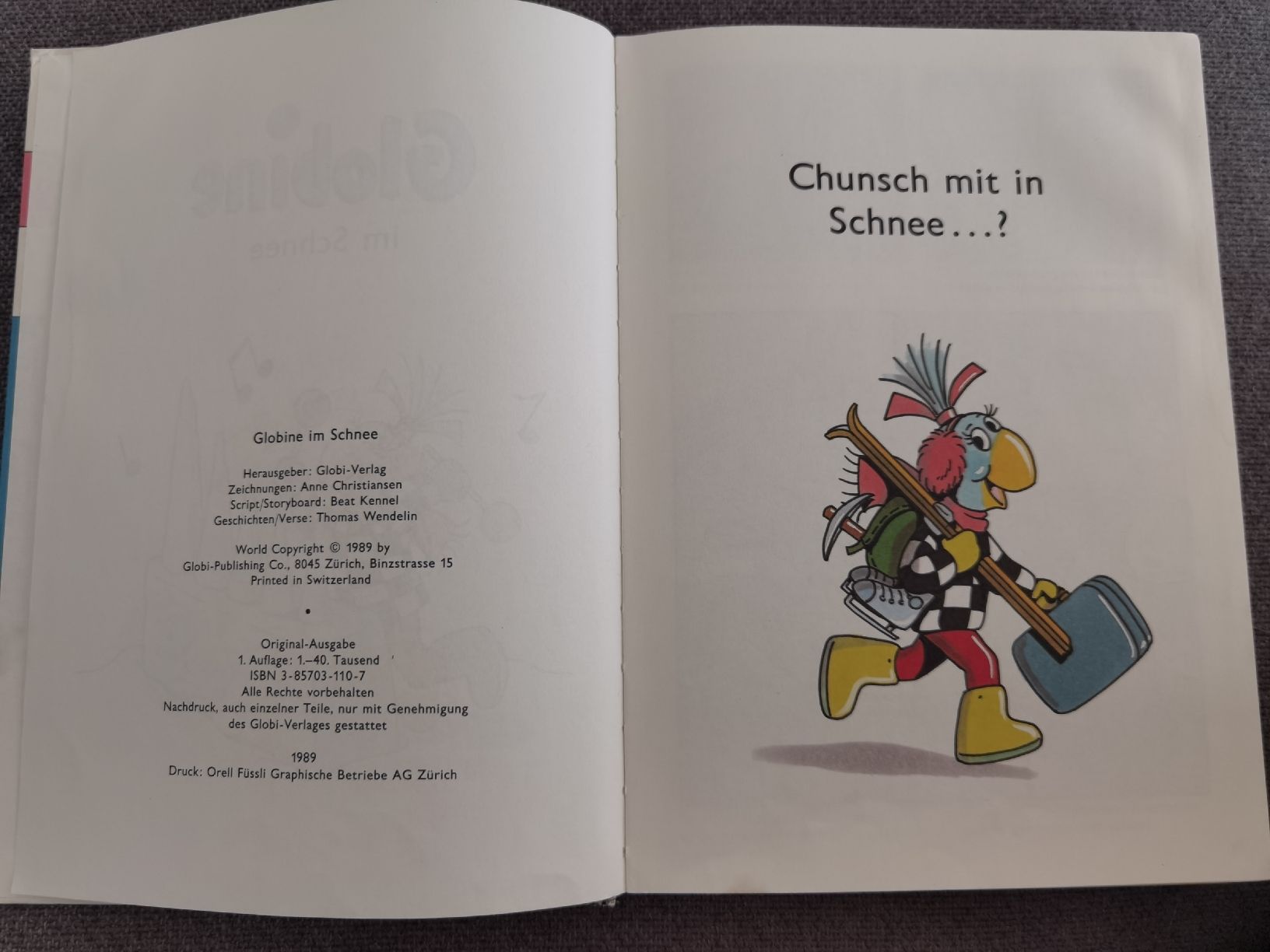 Libri: 4 Globi Bücher – Usato da Zollikofen venduto da Carrpas 5