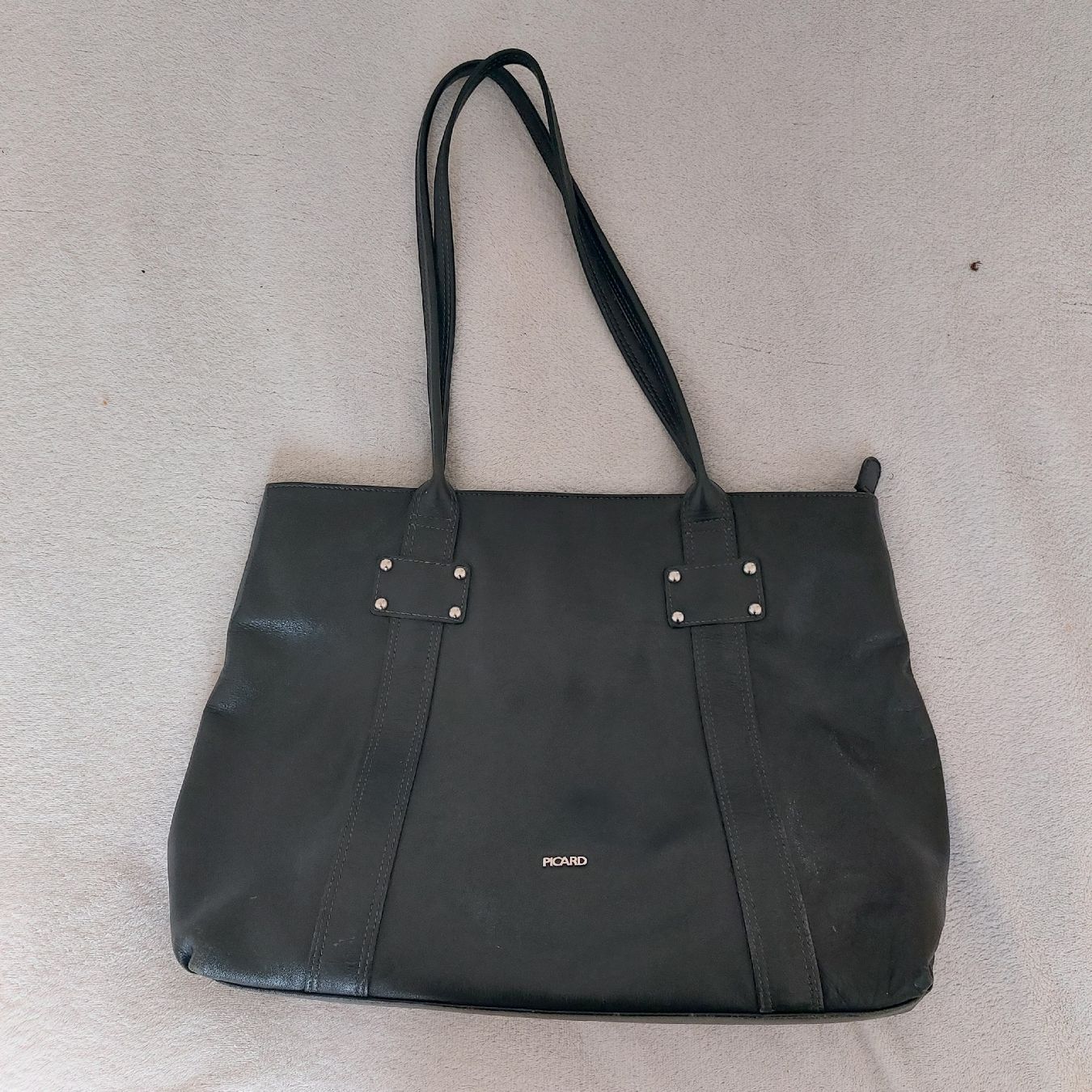 Picard Borse da donna: Sac à main PICARD cuir noir – Usato da La Chaux-de-Fonds venduto da asn_l6dp