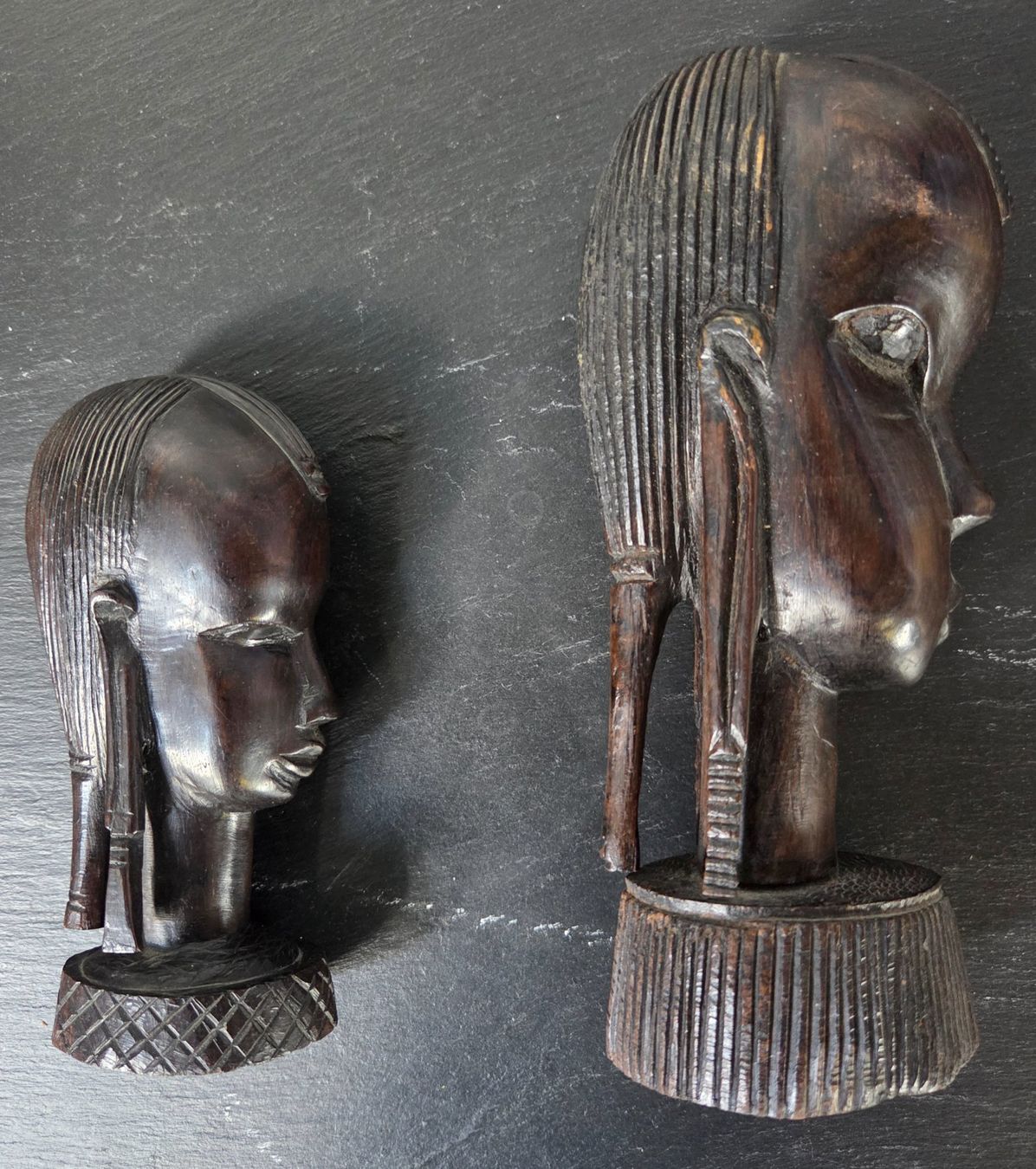 Alle Dekorationen: Afrikanische Holzfiguren und Masken, Deko-Set, Vintage! – Gebraucht aus Münchenstein von tsp01 5