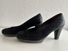 Paul Green Pumps, Echtleder Schwarz, Grösse 6 (39), Top!
