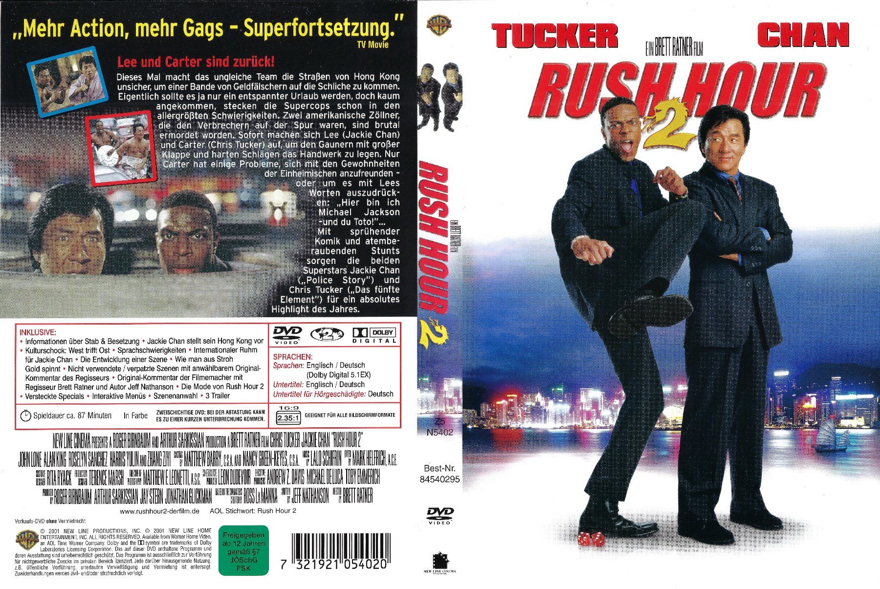 Alle DVDs: Rush Hour 2 – Gebraucht aus Zürich von Cineasten