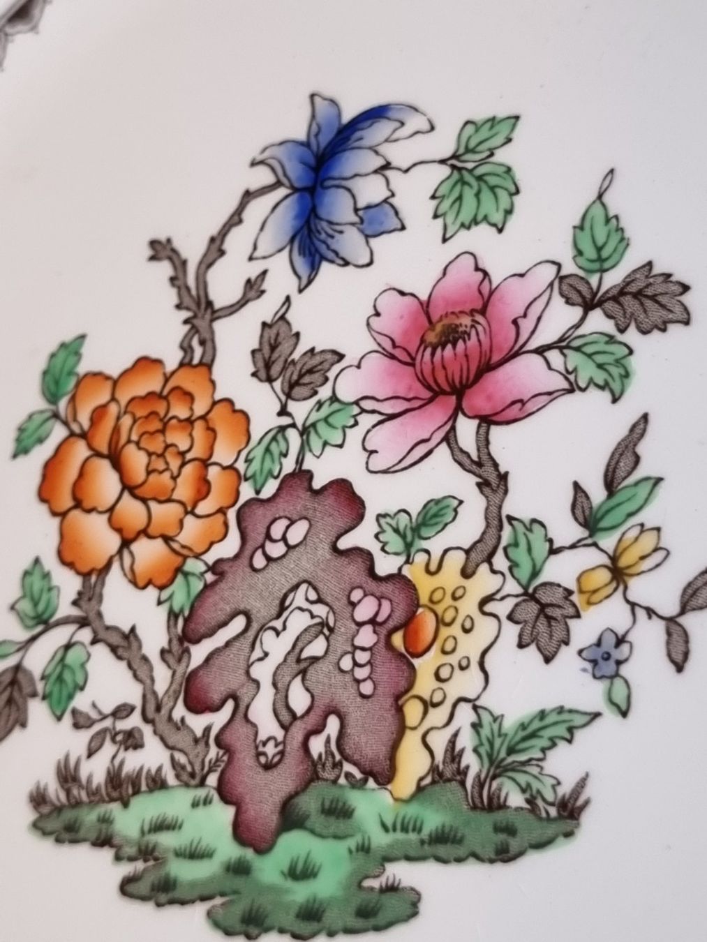 Teller: Copeland Spode Chinese Rose Platte Antik England – Gebraucht aus Scharnachtal von devin03 1