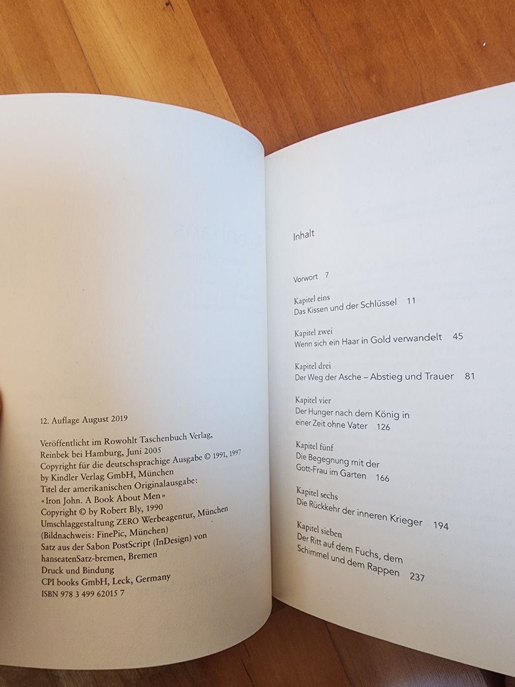 Bücher: Eisen Hans Robert Bly Ein Buch über Männer – Neu (gemäss Beschreibung) aus Berneck von erato6 2