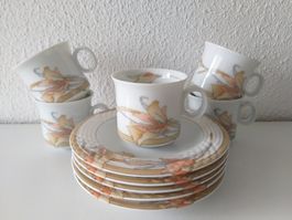 HUTSCHENREUTHER LEONARD DECOR ALCAZAR Tasses café + soucoupe