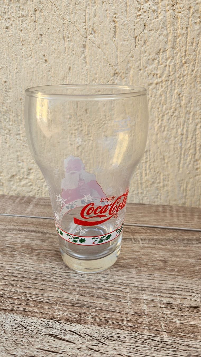 Coca-Cola Gläser: Bicchiere natalizio Coca Cola 0.5L – Gebraucht aus Melano von H-Sara 1