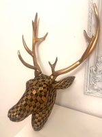 Hirsch Hirschgeweih Art Deco NEU