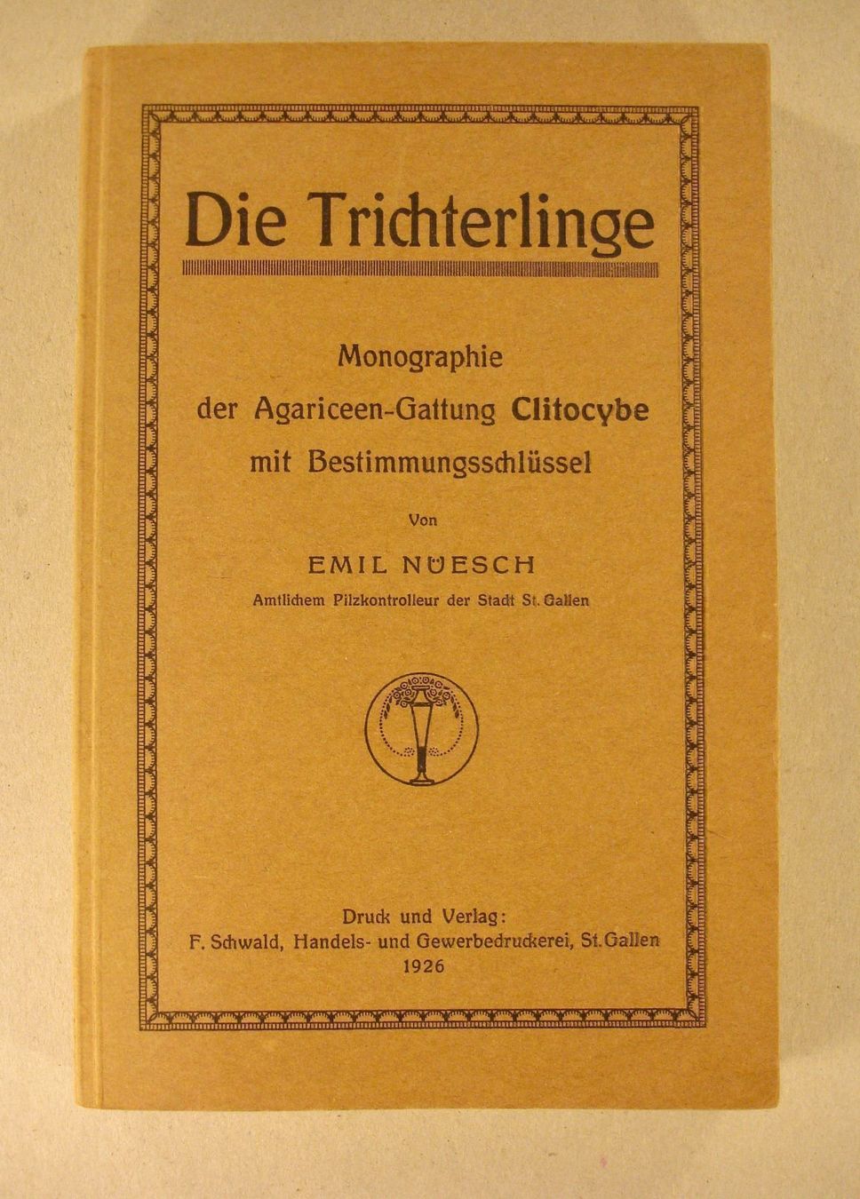 Libri: DIE TRICHTERLINGE, PILZE, 1926 – Usato da Grüningen venduto da Kartensammler 1