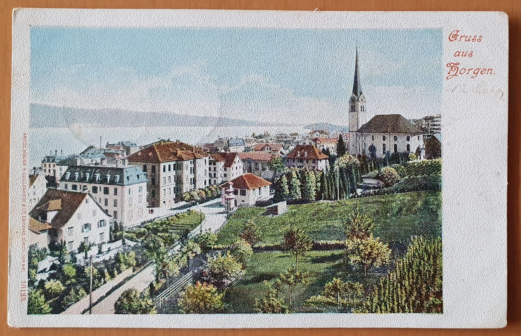 Cartoline postali: Gruss aus Horgen 1901 – Usato da Kreuzlingen venduto da Rschweiz1