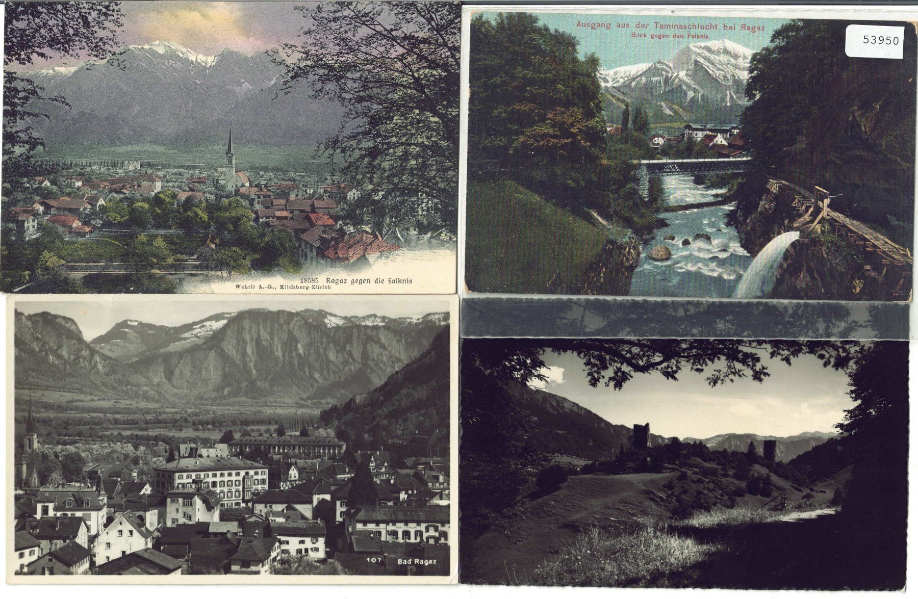 Cartes postales: 4 AK - Bad Ragaz – D'occasion à Ettingen par Kartenplanet