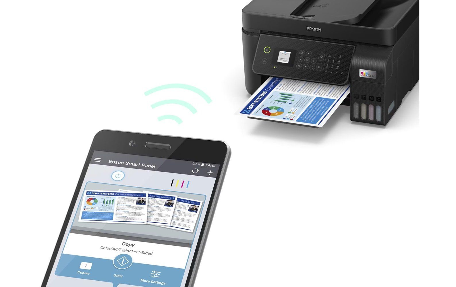 Epson Imprimantes: Epson Multifunktionsdrucker EcoTank ET-4800 – Neuf (Voir description) à Zürich par HarlacherIT 8
