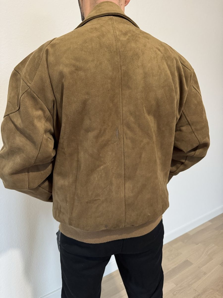 Giacche: Tan Suede Bomber Jacket – Usato da Fehraltorf venduto da mar_sy7l 1