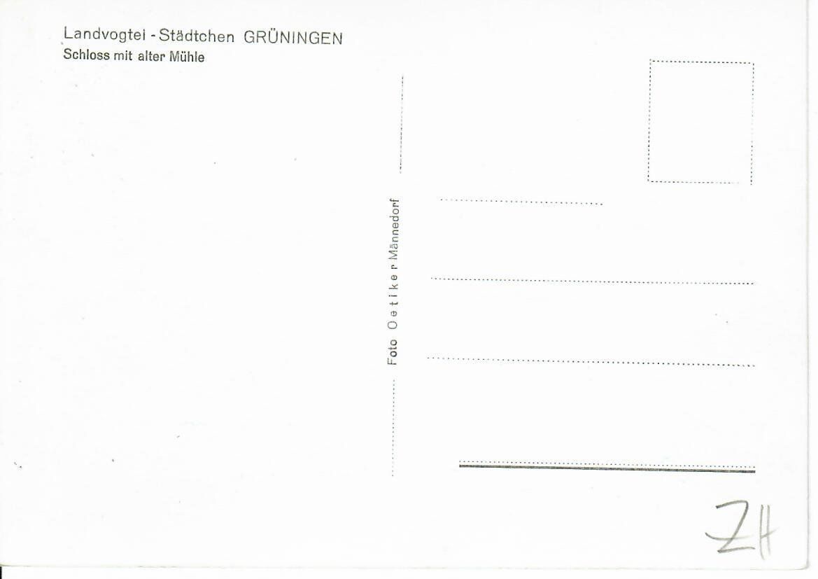 Ansichtskarten: Grüningen – Gebraucht aus Hochdorf von Ziegel-16 1
