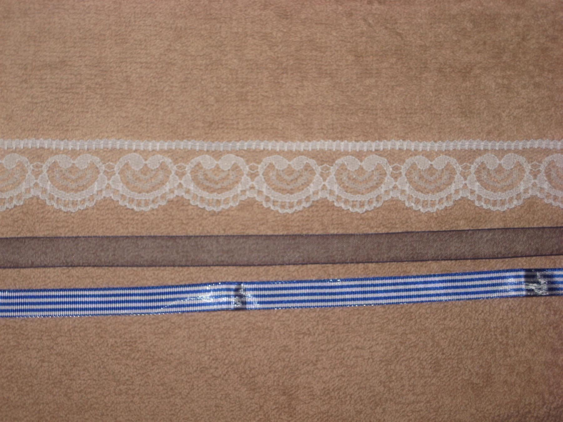 Nastri decorativi: Bändeli - Set 6 Bänder blau / weiss – Nuovo e nell'imballaggio originale da Füllinsdorf venduto da Schlupp 2