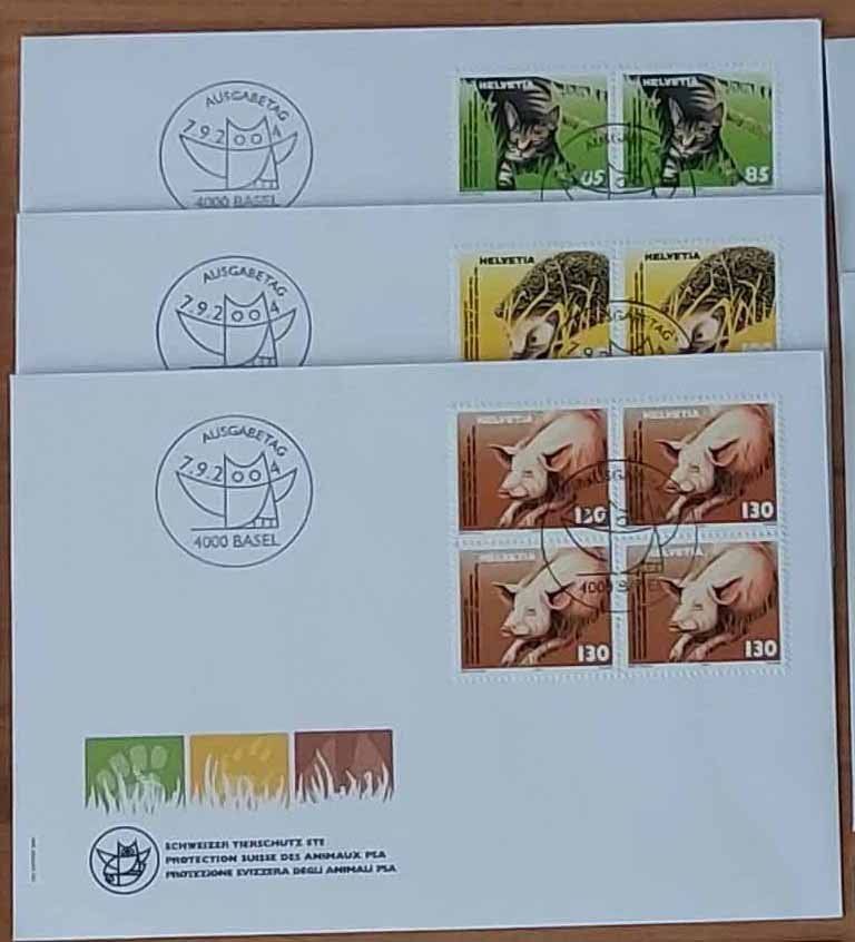 Tutti i francobolli: F1130 - 3 FDC SPA / STS B4 – Usato da Trélex venduto da Phil_Albert