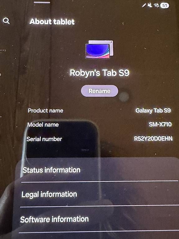 Tablet PC: Samsung Galaxy Tab s9 256Gb (price negotiable) – Usato da Emmen venduto da NathanVialon 3