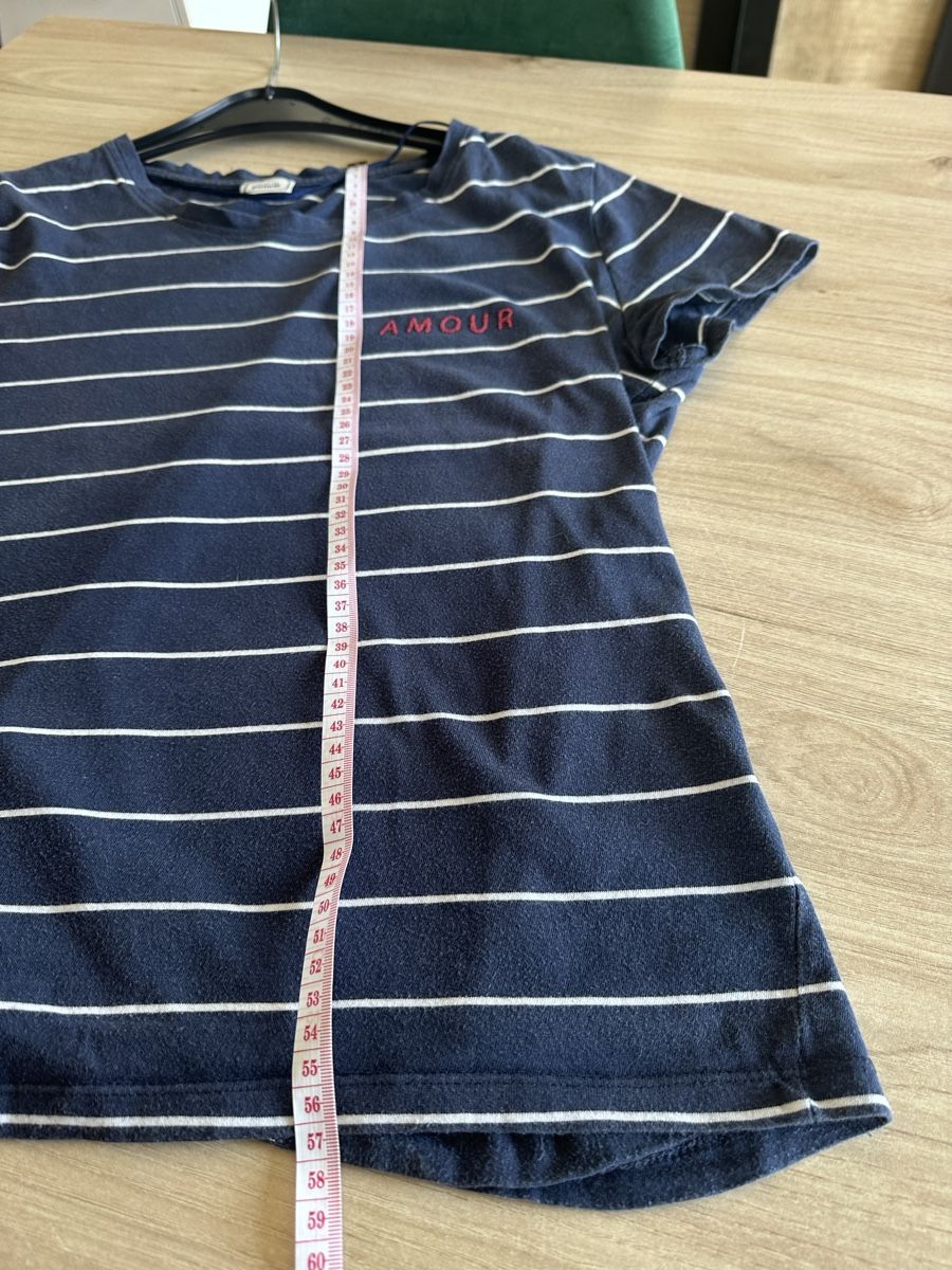 T-shirt: Tee shirt bleu à rayures – Nuovo (secondo la descrizione) da Lausanne venduto da sou_w9bl 3