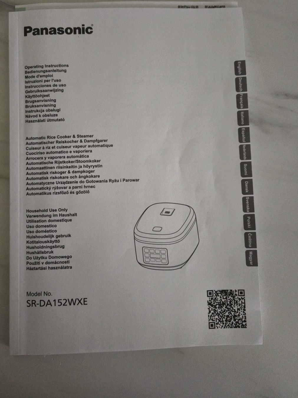 Elettrodomestici da cucina: Reiskocher Panasonic SR-DA152 – Usato da Utzenstorf venduto da roeselare 2