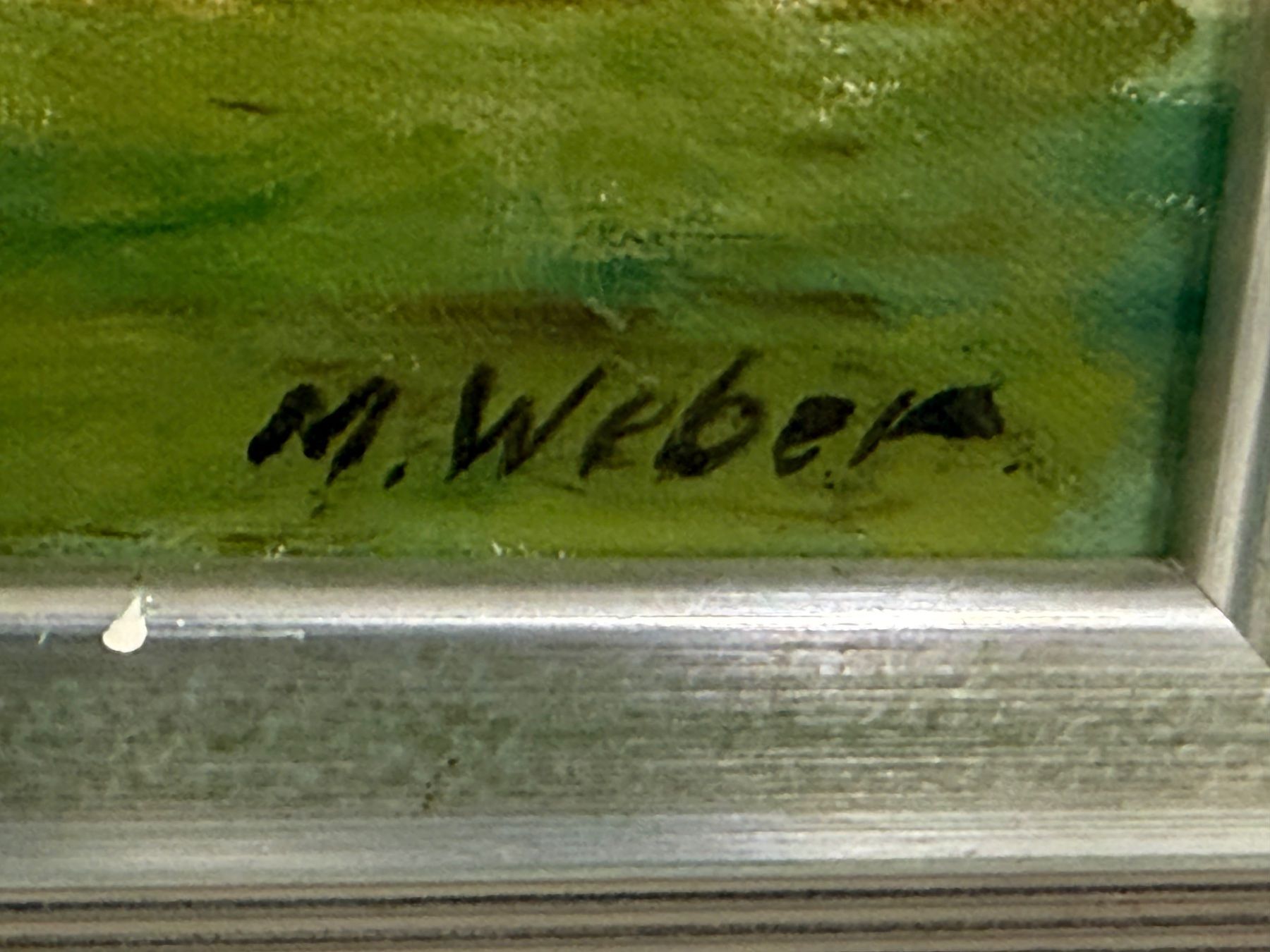 Gemälde: M. Weber - Original Gemälde – Gebraucht aus Basel von PAUL_ART 5