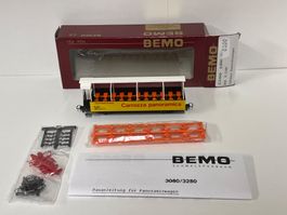 Bemo 3280 100 RhB B 2100 Offener Aussichtswagen