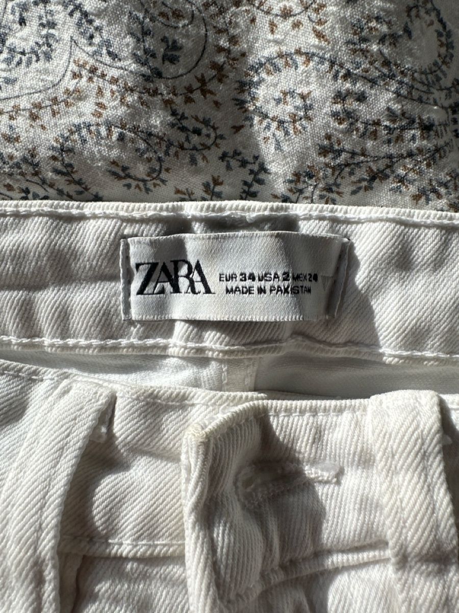 Zara Jeans: Jeans Zara White Flared Size 34 – Usato da Zürich venduto da linavsxx 2