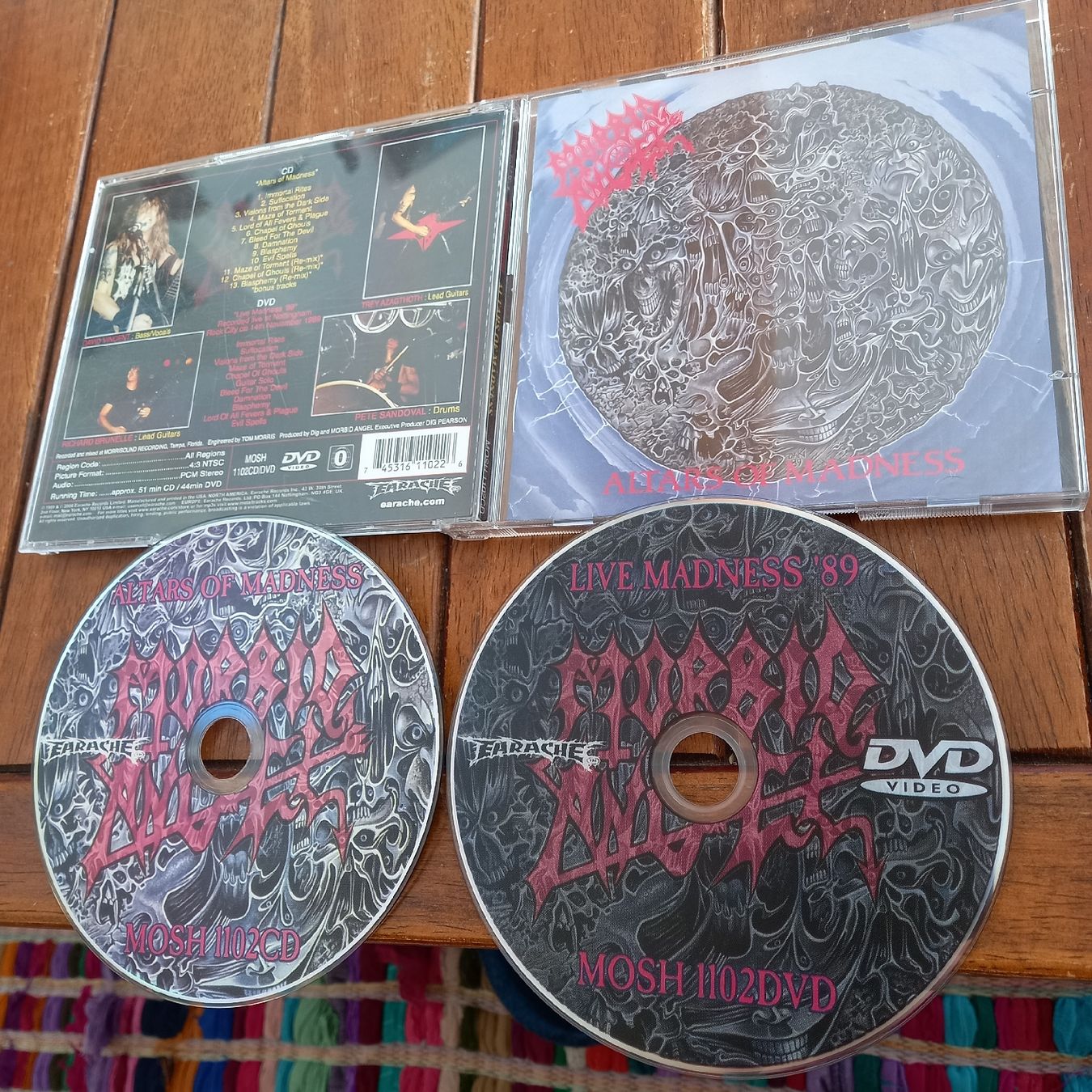 CD: morbid angel- altars...(cd, dvd) – Usato da St-Cergue venduto da VeganWarrior