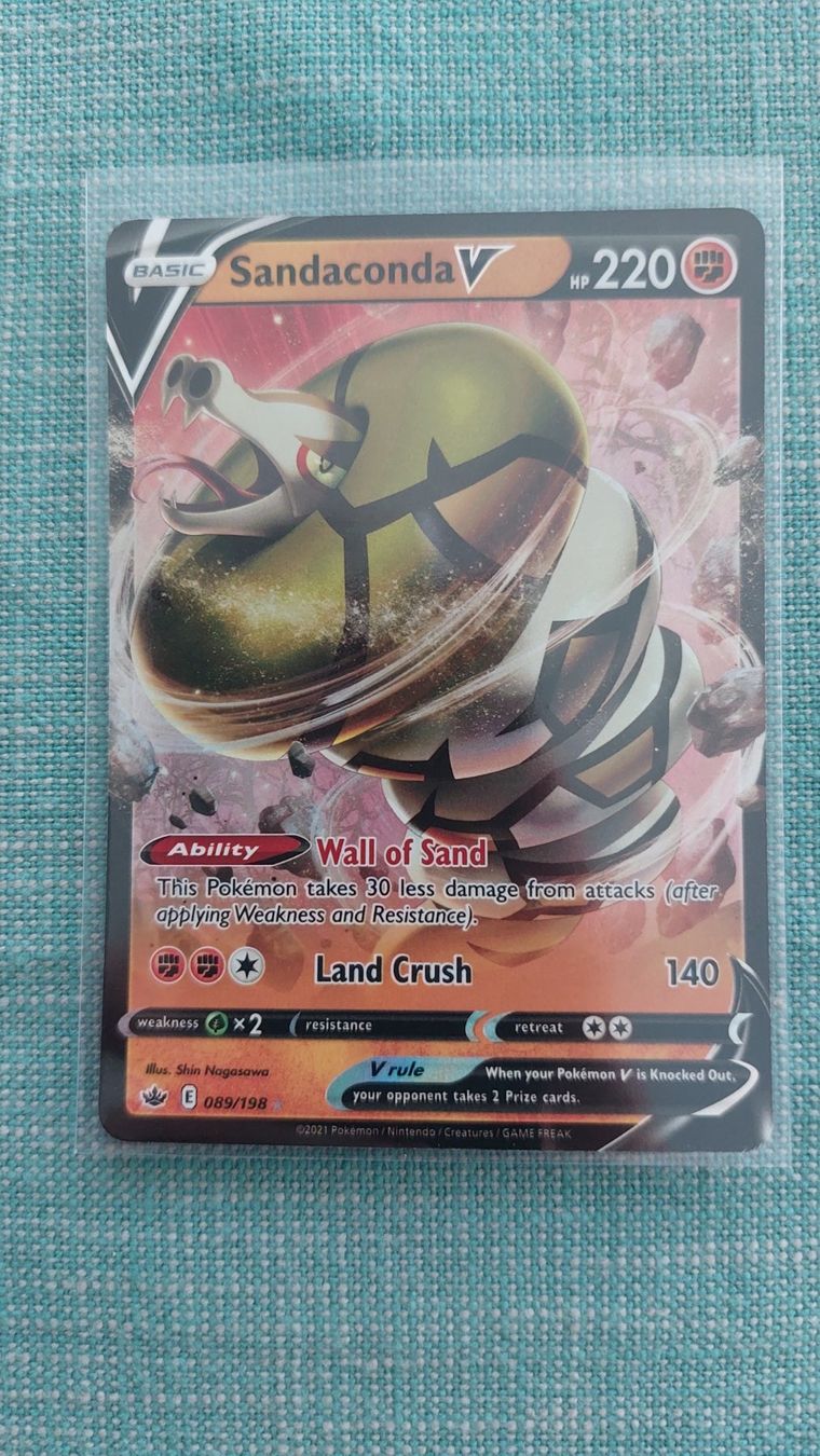 Pokémon Sammelbilder & Trading cards: Sandaconda V Chilling Reign – Neu (gemäss Beschreibung) aus Bellinzona von Pagur