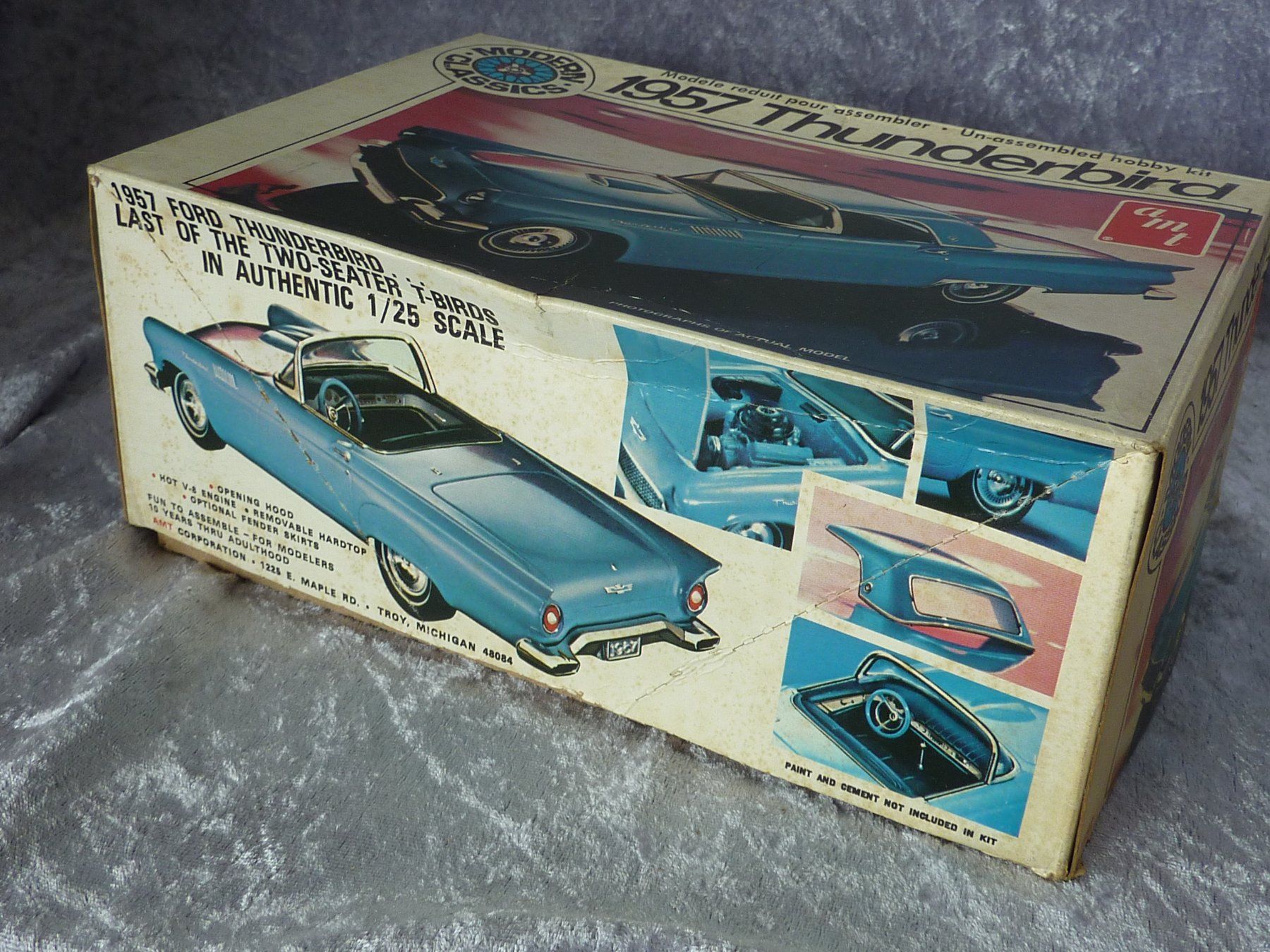 AMT/ERTL Modellini d'auto: Ford Thunderbird 1957 1:25 – Usato da Dürrenäsch venduto da modellautos4you 1