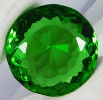 Certified 122.95 Ct Green Peridot Round Cut Faceted