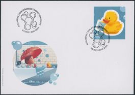 2023 - Gummiente im Wasser - Ersttagsbrief FDC ET