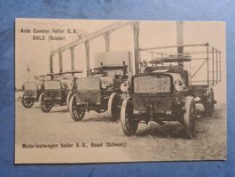 MOTORLASTWAGEN SOLLER AG 1909 BASEL CARTE VINTAGE