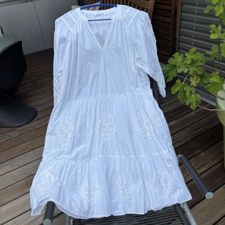 Flowers for friends Sommerkleid weiss