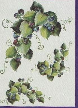 Bastelsets: Rub-On Blackberry – Neu und originalverpackt aus Schlatt TG von kreativ-atelier 1