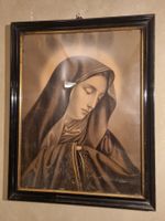 antikes Bild mit altem Glas (Luftblasen)