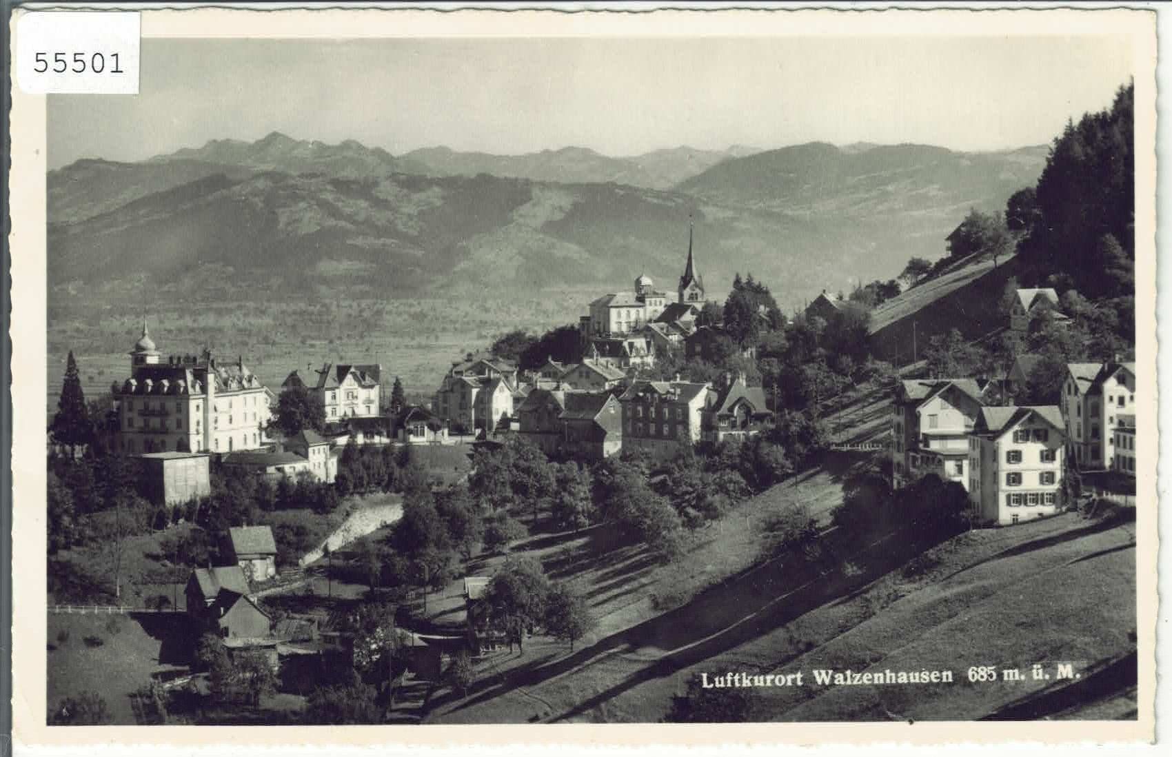 Cartoline postali: Luftkurort Walzenhausen - Generalansicht – Usato da Ettingen venduto da Kartenplanet