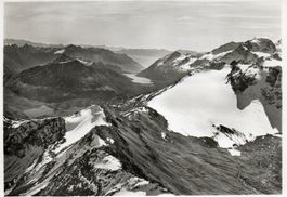 Blick vom Piz Languard gegen Berninapass