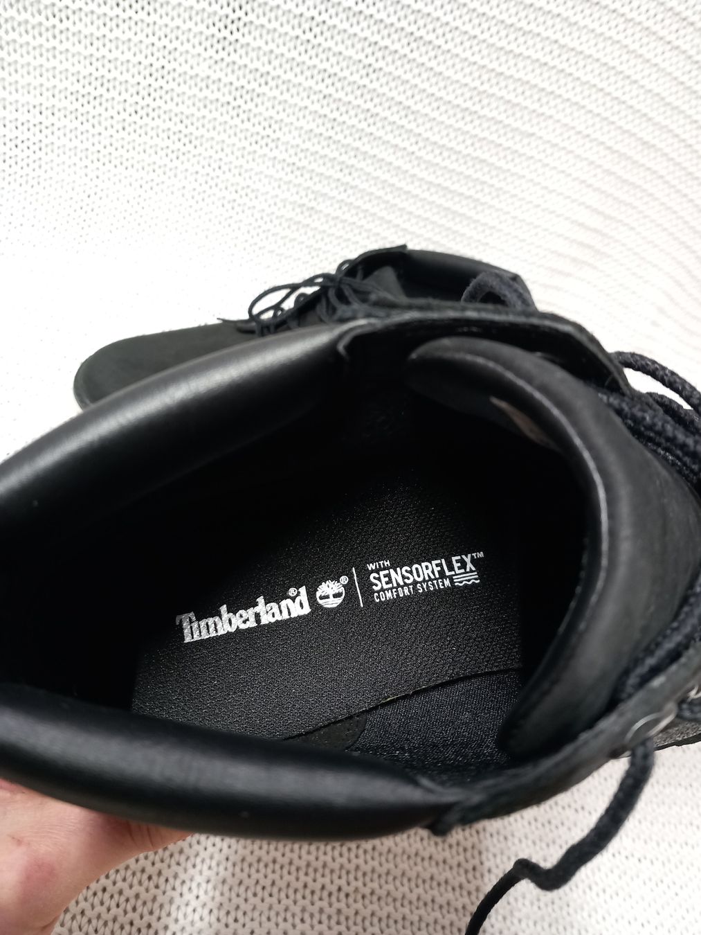 Timberland Scarpe da donna: Timberland Schnürschuhe Gr. 38 Sensorflex-Sohle, schwarz – Usato da Merligen venduto da muss_haben 4