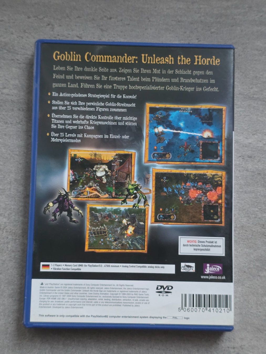 Sony Giochi: PlayStation 2 Game - Goblin Commander - PS2 Spiel – Usato da Münchenbuchsee venduto da RipiRip 2