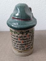 GERZ Bierkrug 0,5 L  Tiroler Hut Deckel Neu